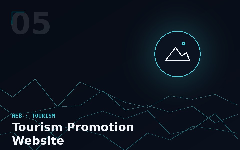 Tourism promotion website preview